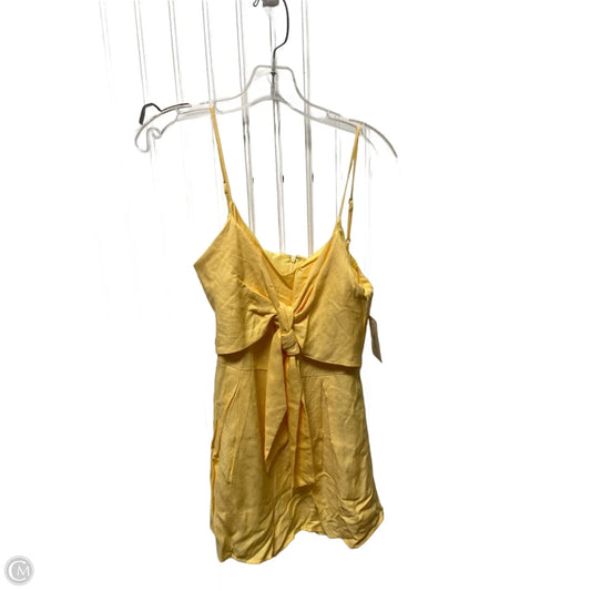Romper By Clothes Mentor In Yellow, Size: S