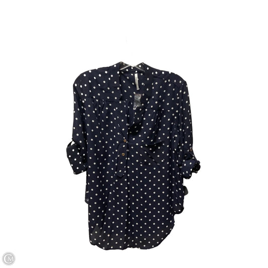 Top Long Sleeve By Clothes Mentor In Polkadot Pattern, Size: 2x