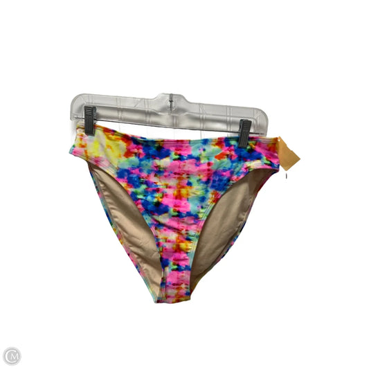 Swimsuit Bottom By Clothes Mentor In Multi-colored, Size: L