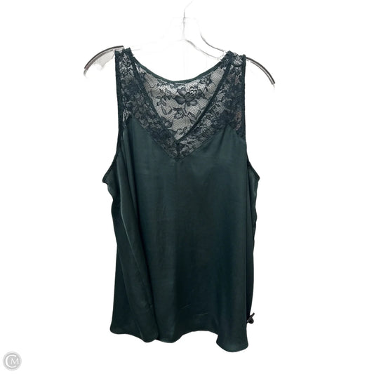 Top Sleeveless By Torrid In Green, Size: 1x