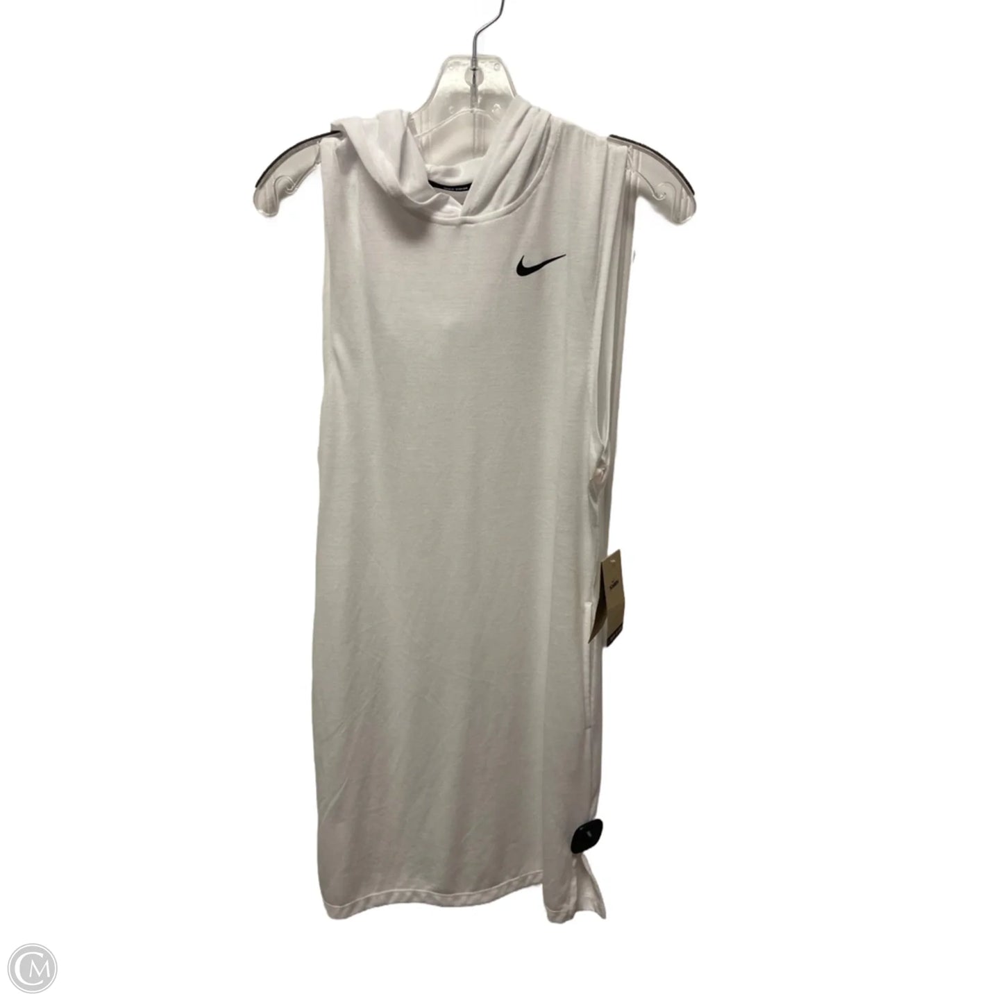 Athletic Dress By Nike In White, Size: S