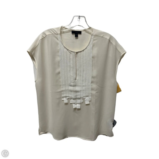 Top Short Sleeve By J. Crew In Cream, Size: 2