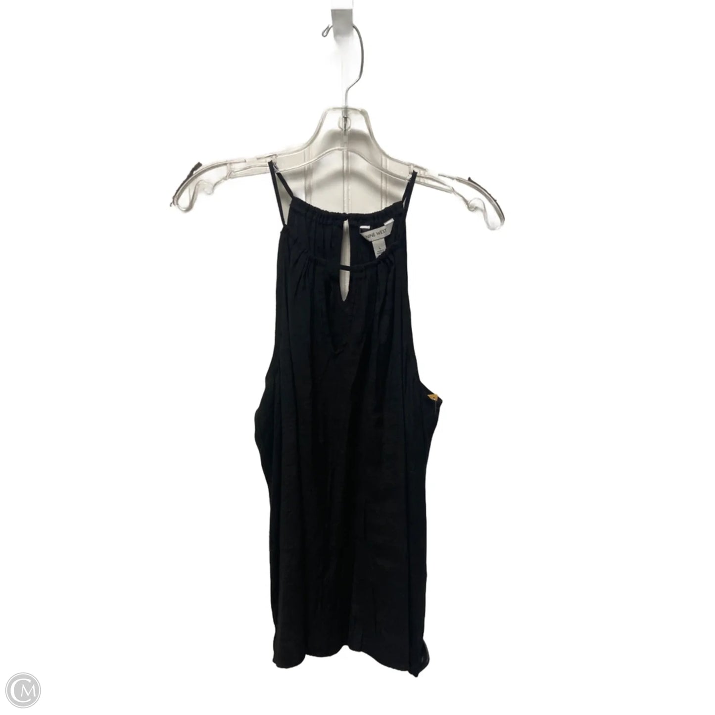 Top Sleeveless By Nine West In Black, Size: L