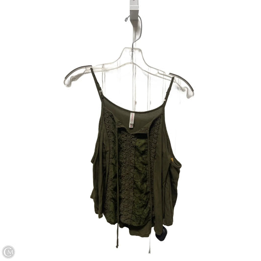 Top Sleeveless By Xhilaration In Green, Size: S