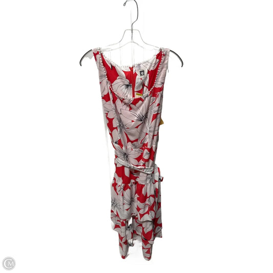 Dress Casual Maxi By Anne Klein In Red & White, Size: 14