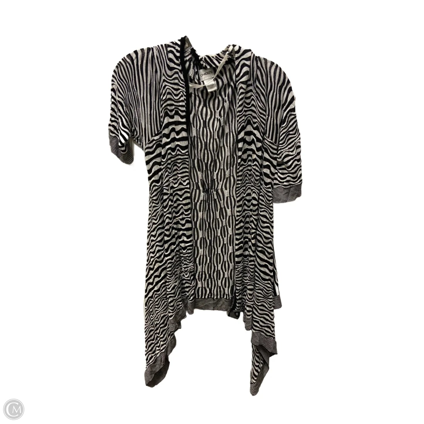 Shawl By Chicos In Black & White, Size: 2