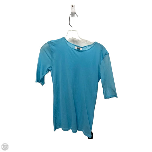 Top Short Sleeve By Sweet Pea In Blue, Size: S