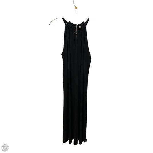 Dress Casual Midi By Michael By Michael Kors In Black, Size: S