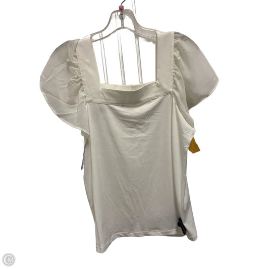 Top Short Sleeve By Catherine Malandrino In White, Size: M