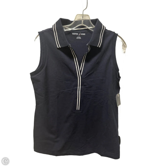 Top Sleeveless By Nautica In Navy, Size: S