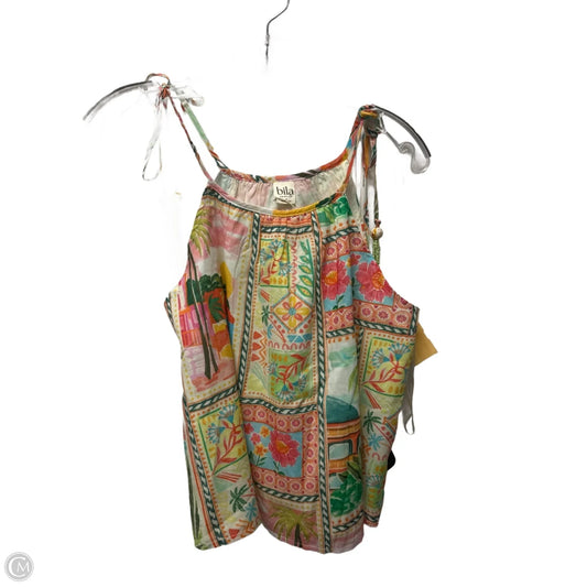 Top Sleeveless By Bila In Multi-colored, Size: M
