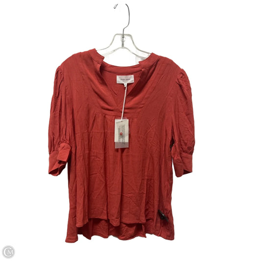 Top 3/4 Sleeve By Dear John In Coral, Size: M
