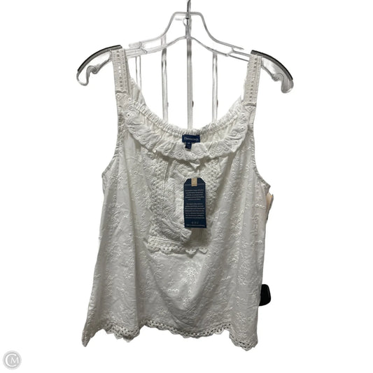 Top Sleeveless By Democracy In White, Size: M
