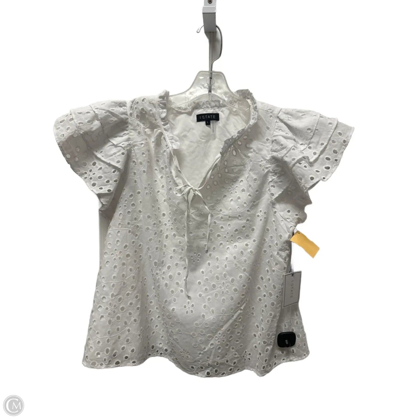 Top Short Sleeve By 1.state In White, Size: L