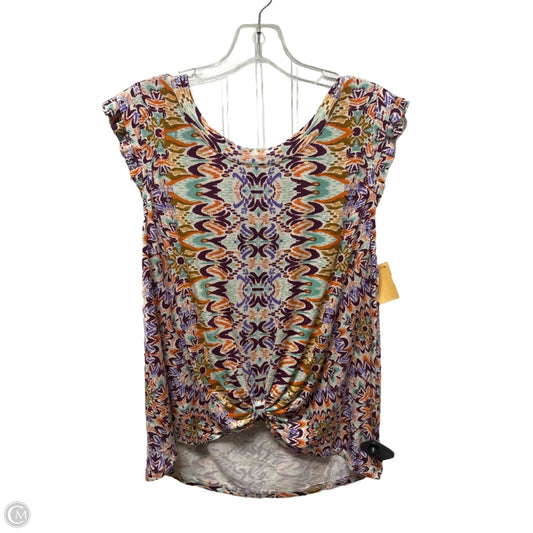Top Sleeveless By Democracy In Multi-colored, Size: M
