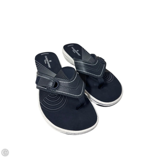 Shoes Flats By Clothes Mentor In Navy, Size: 8