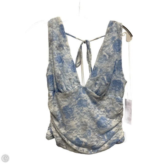 Top Sleeveless By Wild Fable In Blue, Size: M