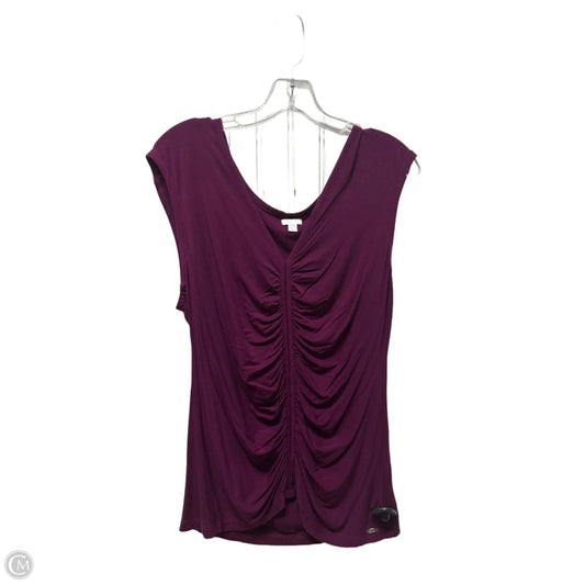 Top Sleeveless By Guess In Purple, Size: Xl