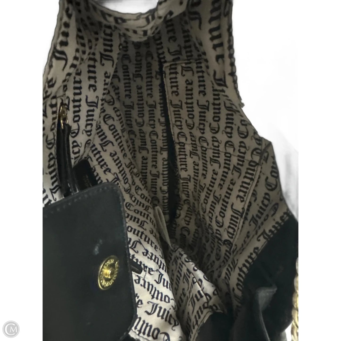 Handbag Leather By Juicy Couture, Size: Medium