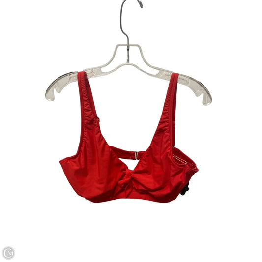 Swimsuit Top By Clothes Mentor In Red, Size: L