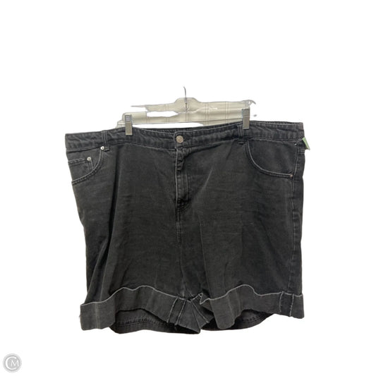 Shorts By Future Collective In Grey Denim, Size: 22
