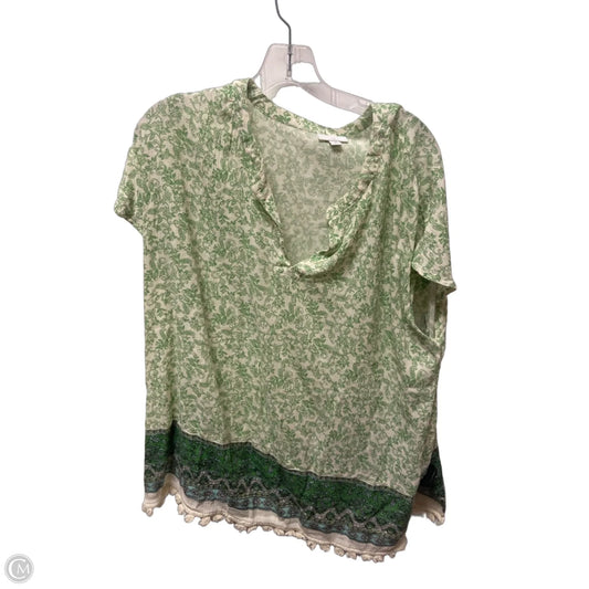 Top Sleeveless By J. Jill In Green, Size: Xl