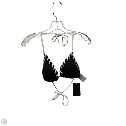 Swimsuit Top By Clothes Mentor In Black & White, Size: M
