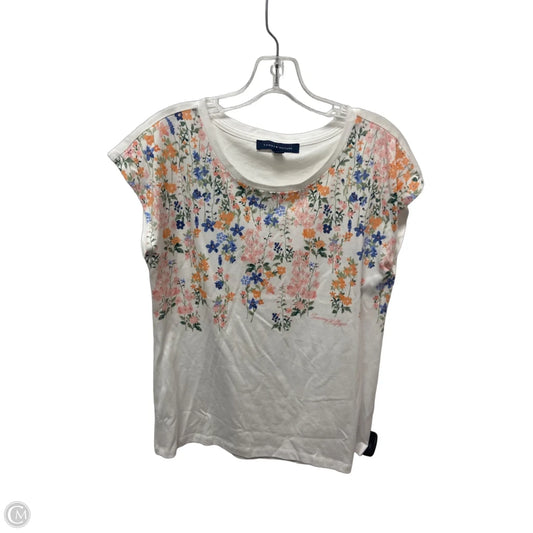Top Sleeveless By Tommy Hilfiger In Floral Print, Size: S