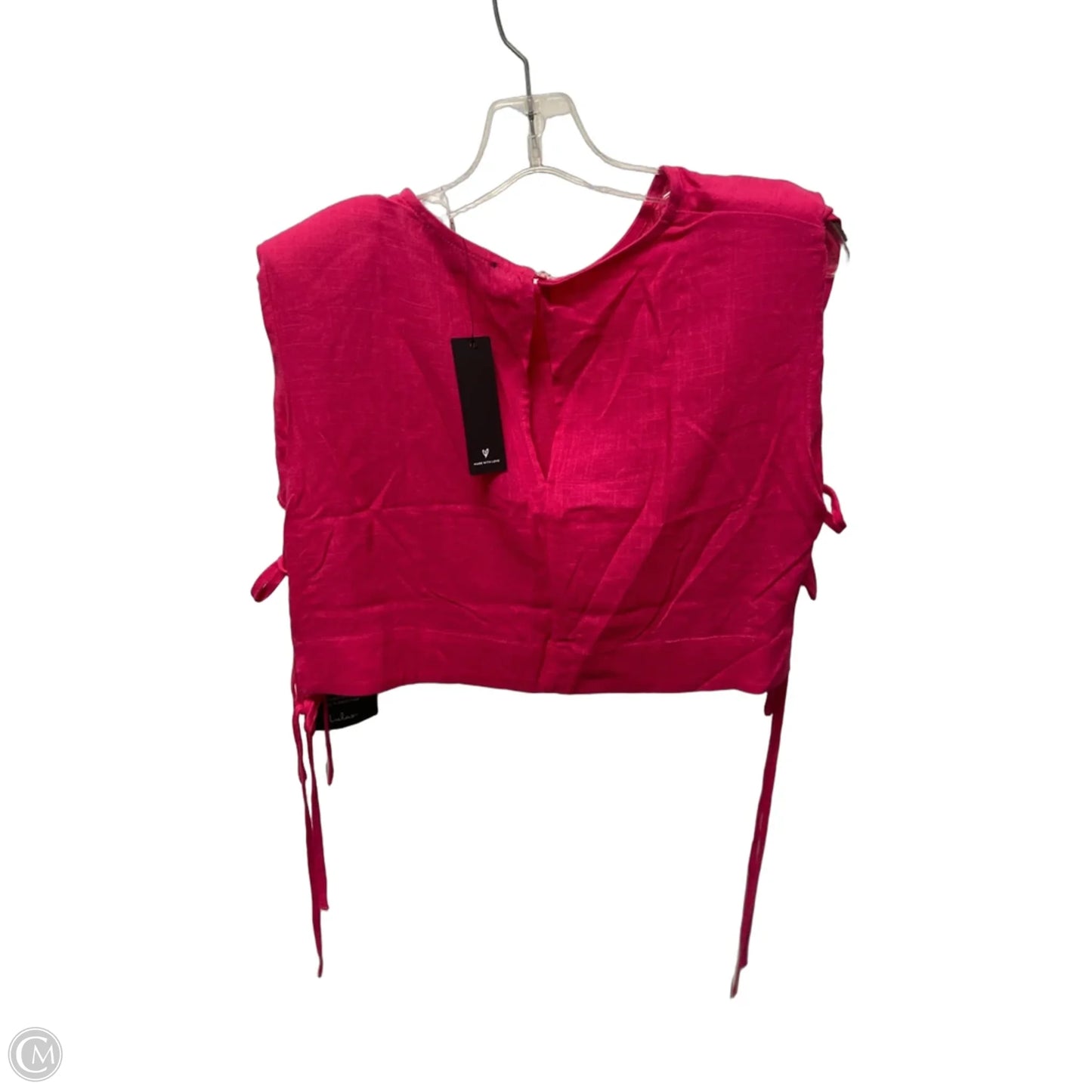 Top Sleeveless By Lulus In Pink, Size: L
