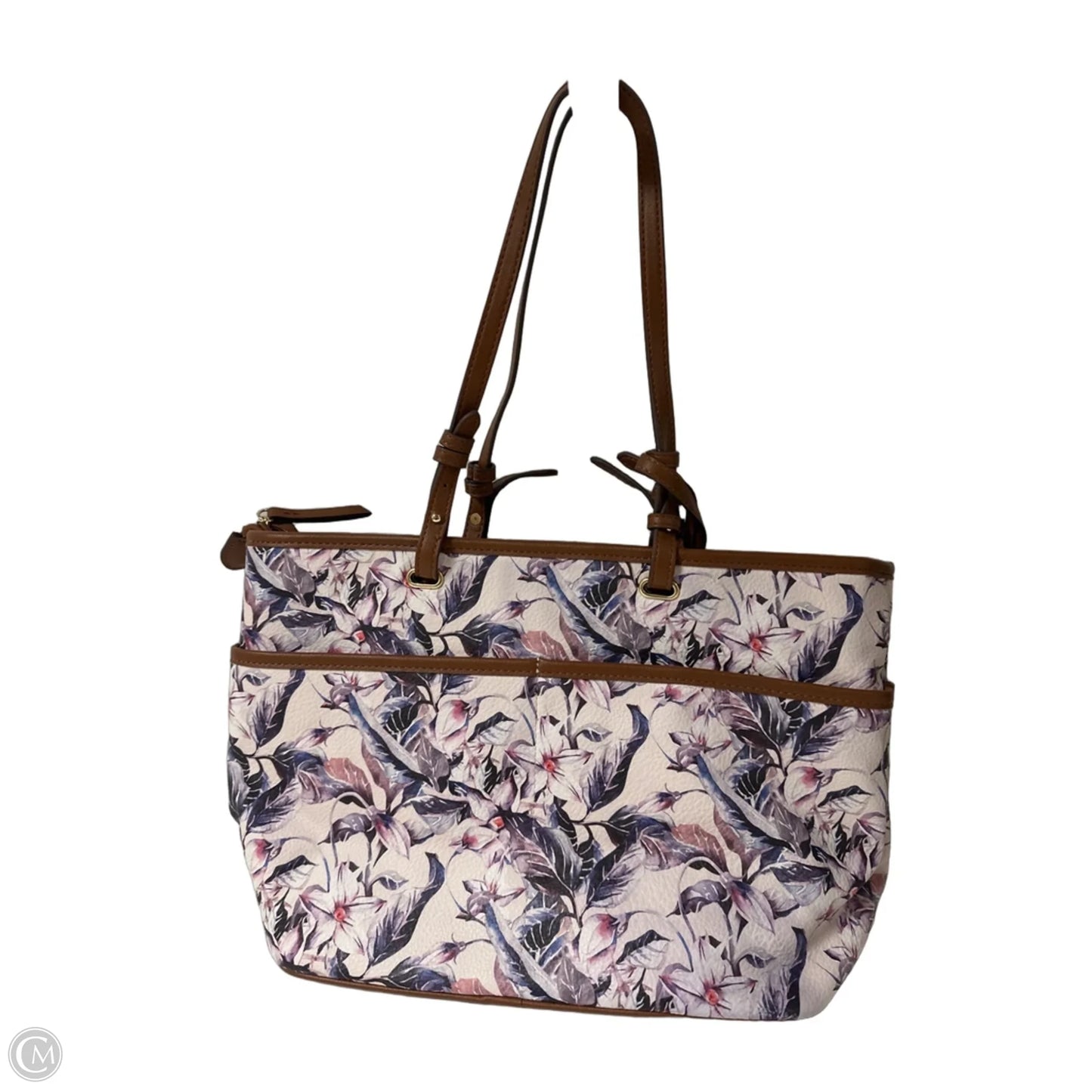 Handbag Leather By Rosetti, Size: Large