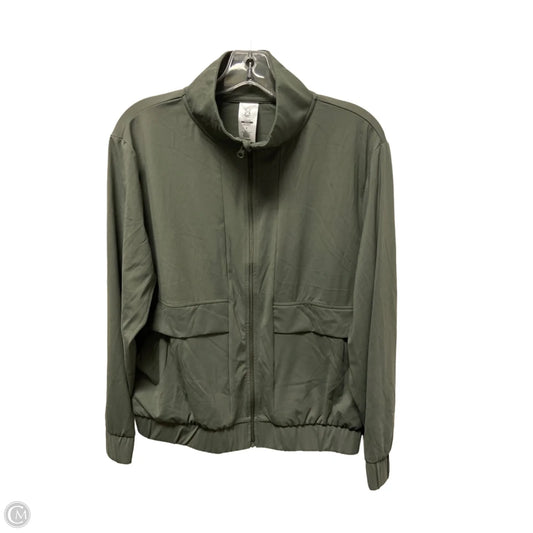 Athletic Jacket By Members Mark In Green, Size: S