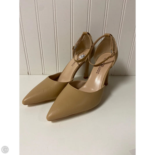 Shoes Heels Stiletto By Clothes Mentor In Tan, Size: 6.5