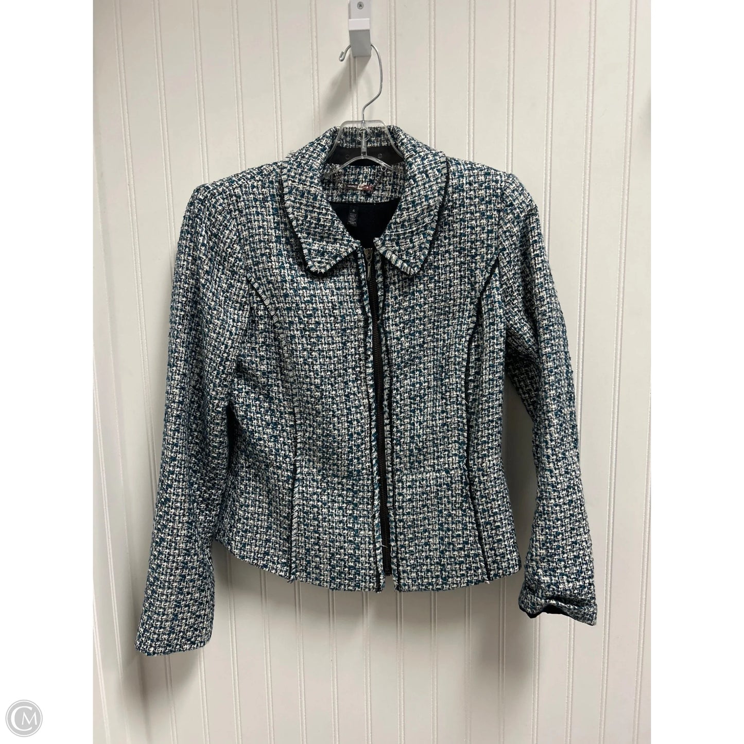 Jacket Other By White House Black Market In Blue & White, Size: S