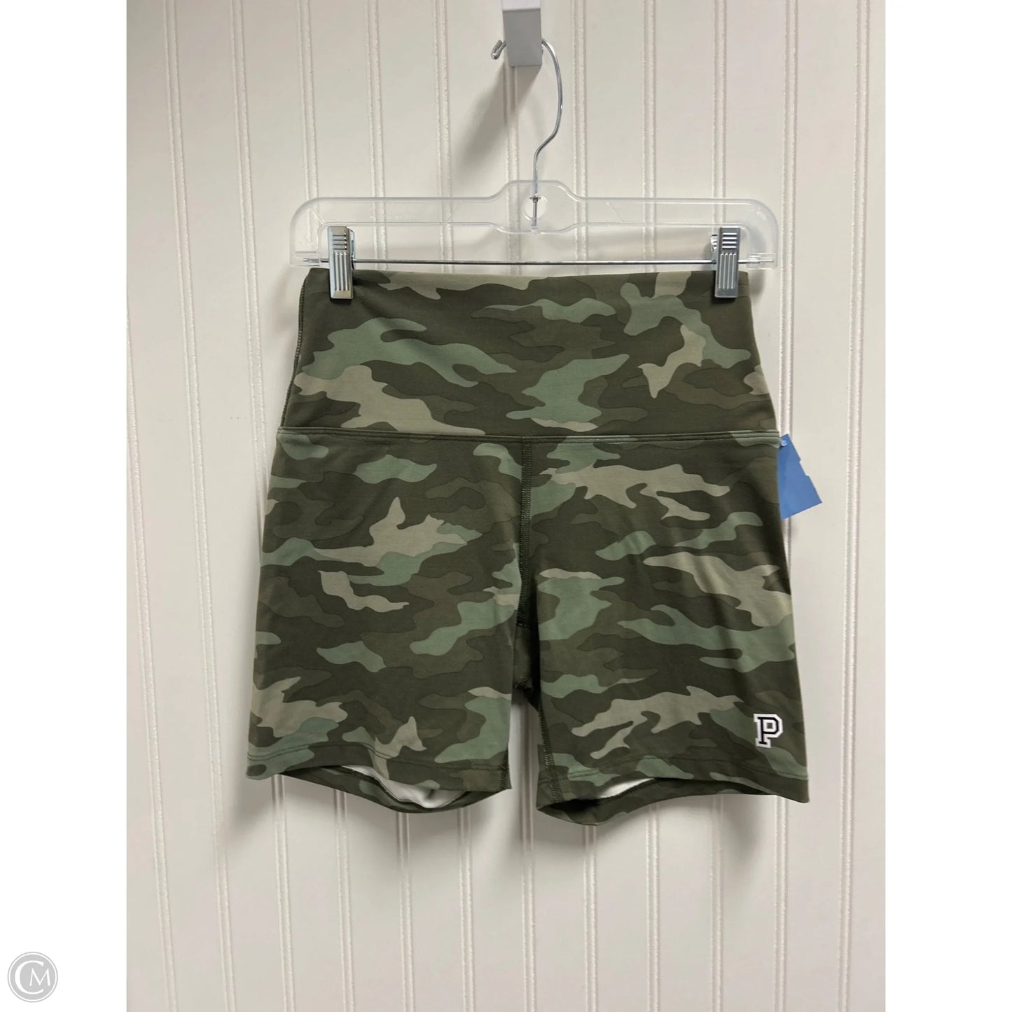 Athletic Shorts By Pink In Camouflage Print, Size: M