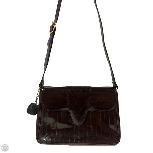 Handbag Leather By Clothes Mentor, Size: Medium
