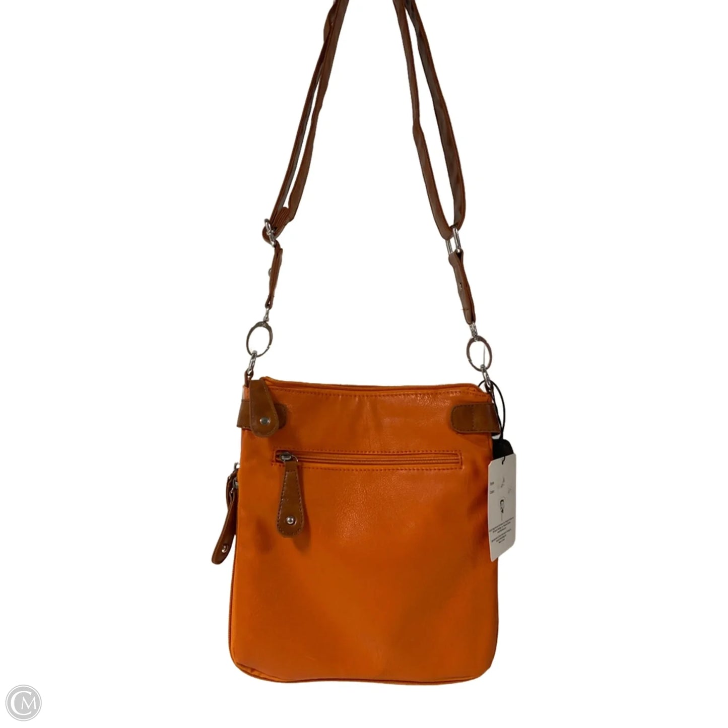 Handbag Leather By Clothes Mentor, Size: Medium