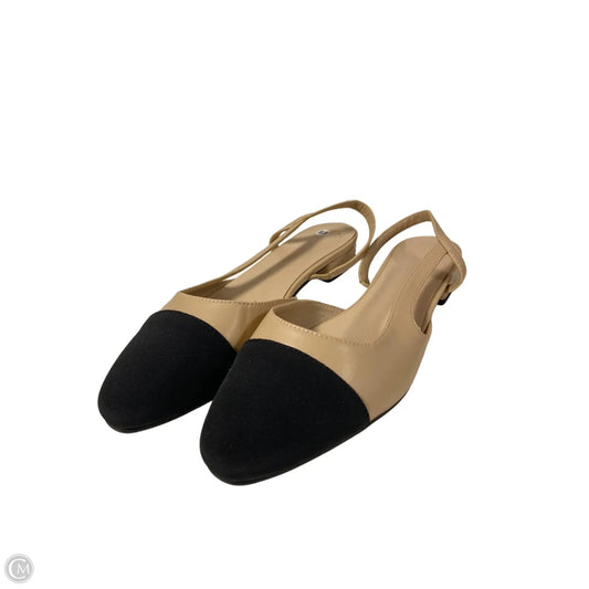 Shoes Flats By Clothes Mentor In Tan, Size: 8.5