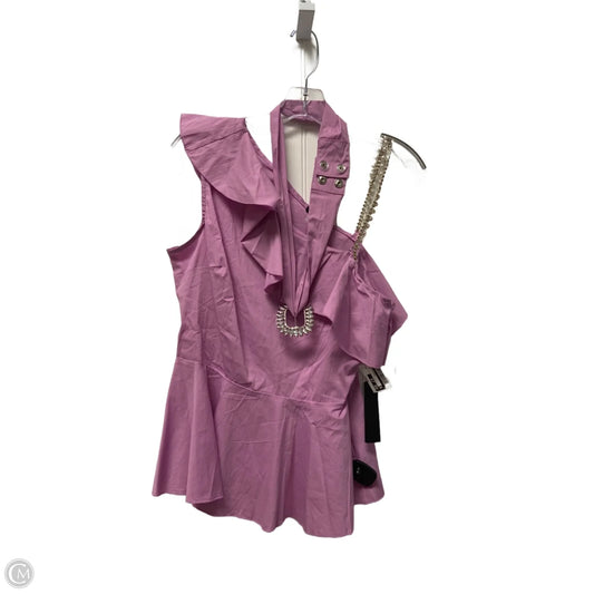 Top Sleeveless By Venus In Purple, Size: M
