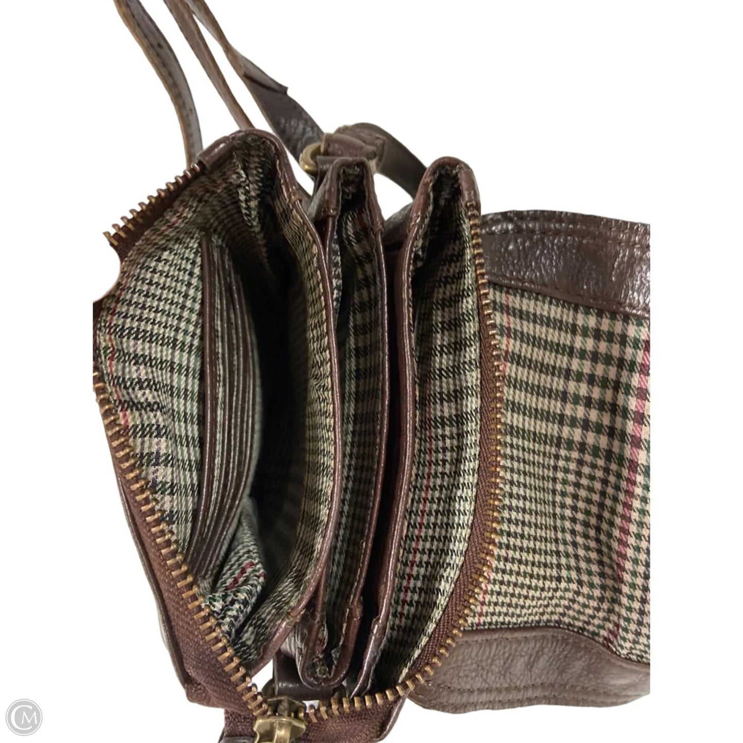 Crossbody Leather By Clothes Mentor, Size: Small