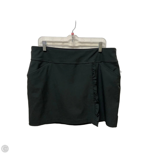 Skort Designer By Lilly Pulitzer In Black, Size: Xl