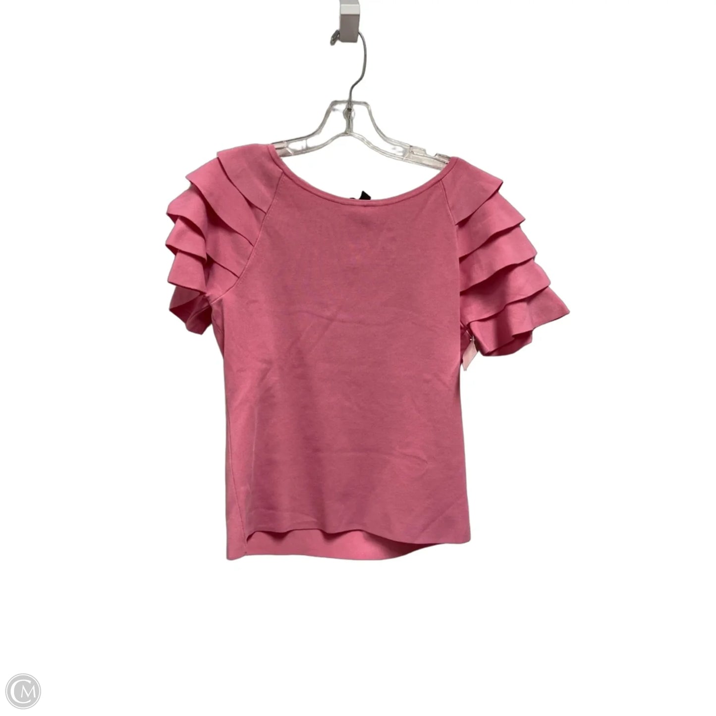 Top Short Sleeve By Carlisle In Pink, Size: M