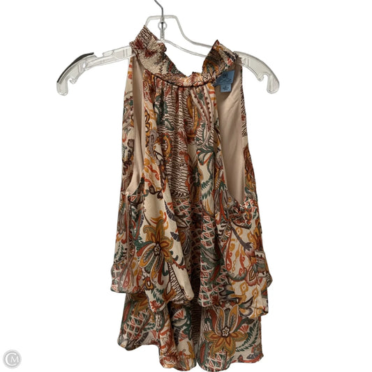 Top Sleeveless By Cece In Multi-colored, Size: S