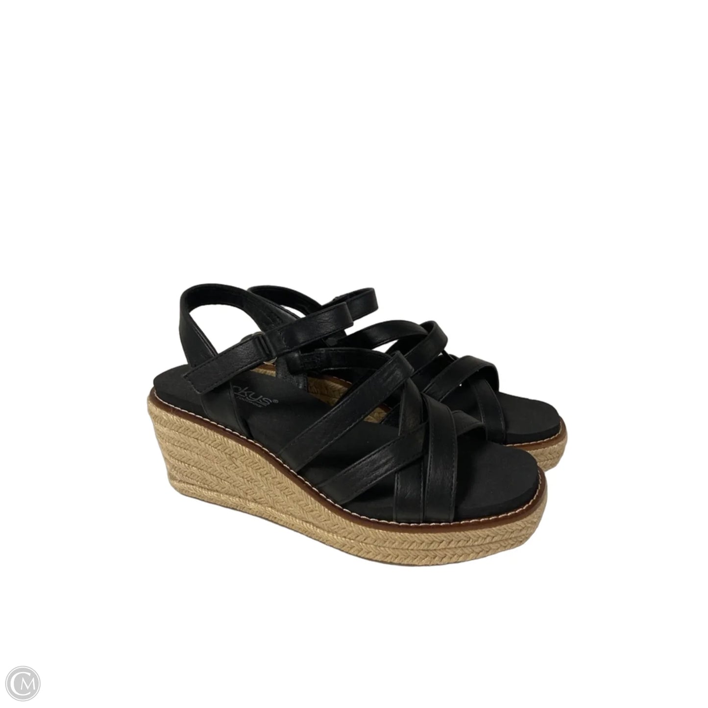 Sandals Heels Block By Corkys In Black, Size: 7