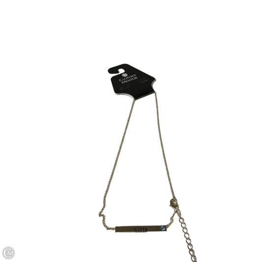 Necklace Pendant By Clothes Mentor, Size: 1