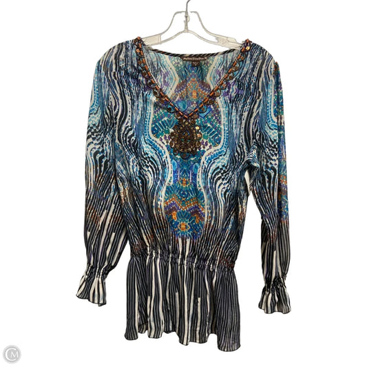 Top Long Sleeve By Clothes Mentor In Multi-colored, Size: M