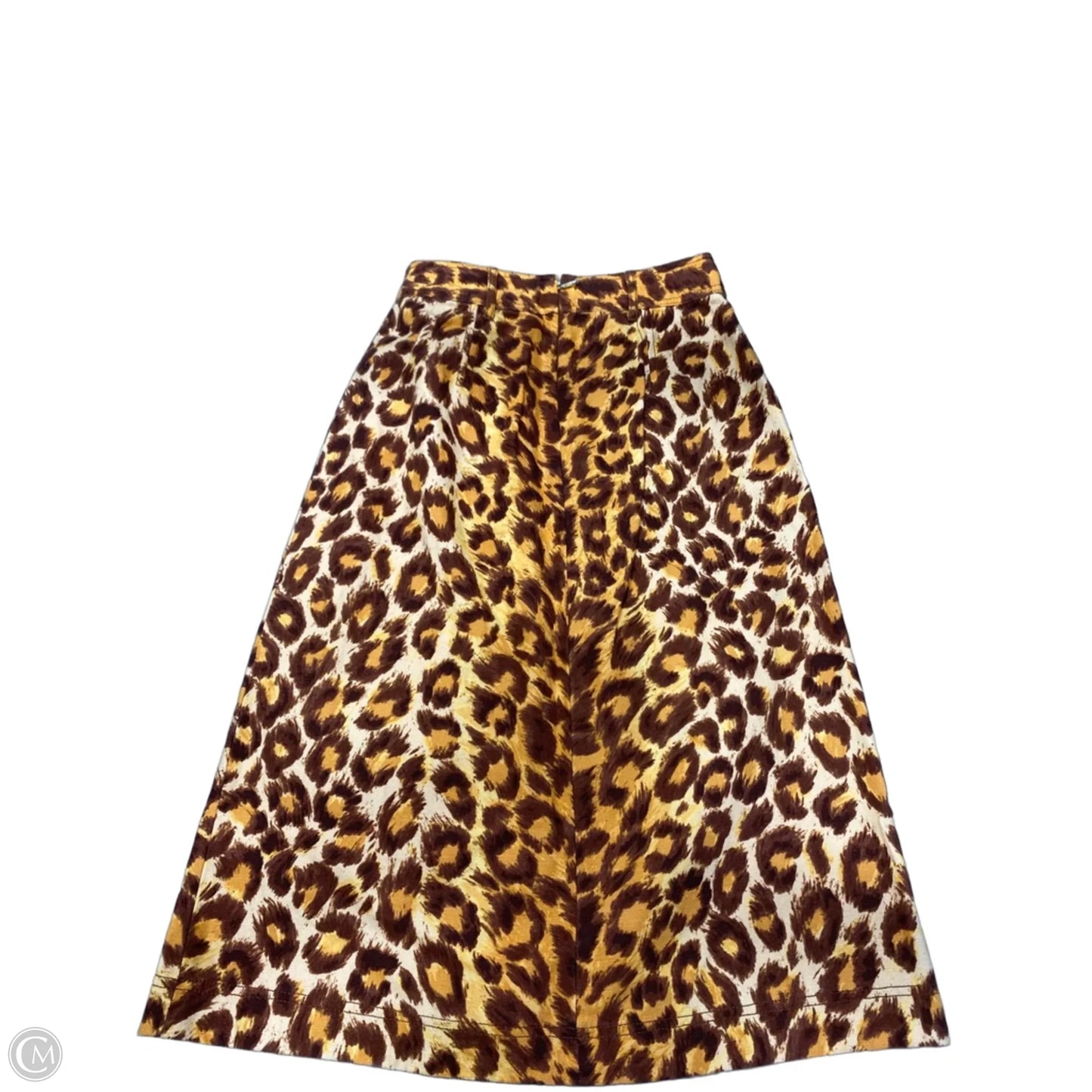 Skirt Designer By Kate Spade In Animal Print, Size: 4
