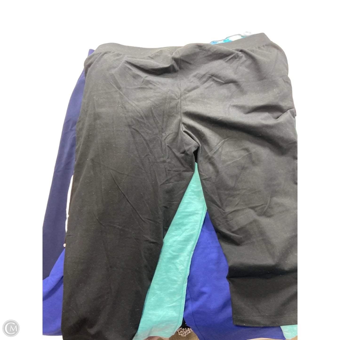 Pants Cropped By D&co. In Black, Size: 20