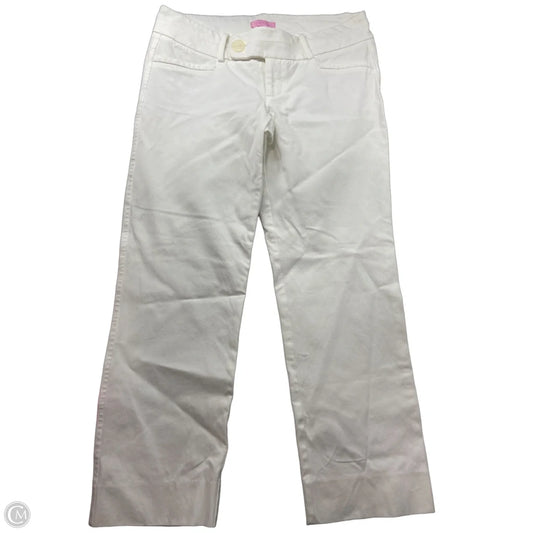 Jeans Designer By Lilly Pulitzer In White, Size: 8