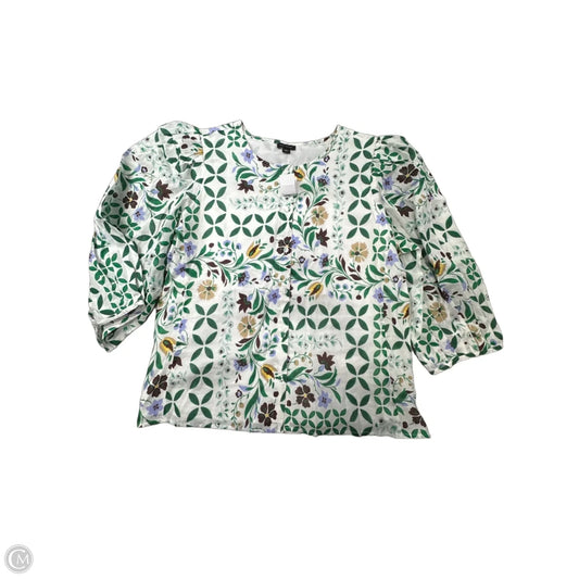 Top Long Sleeve By Ann Taylor In Multi-colored, Size: L