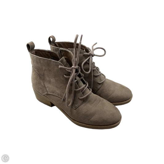 Boots Ankle Flats By Style And Company In Bronze, Size: 8